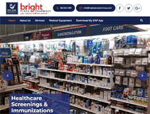 Tablet Screenshot of brightplazapharmacy.com